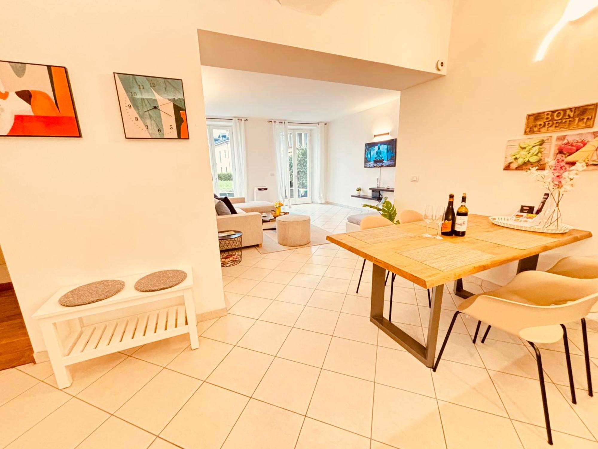 Lago Villa Zen - Apartment With Jacuzzi, Panoramic Views Lenno Bagian luar foto