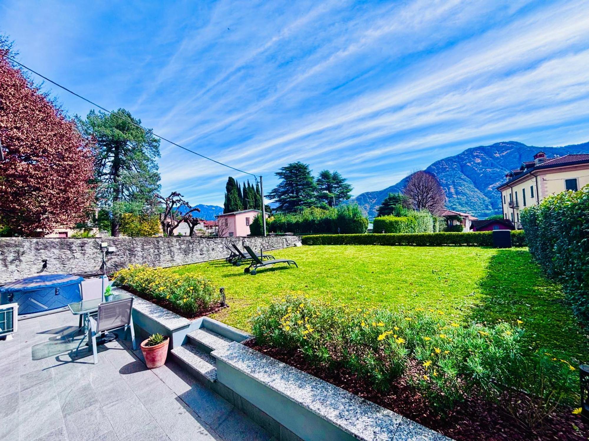 Lago Villa Zen - Apartment With Jacuzzi, Panoramic Views Lenno Bagian luar foto